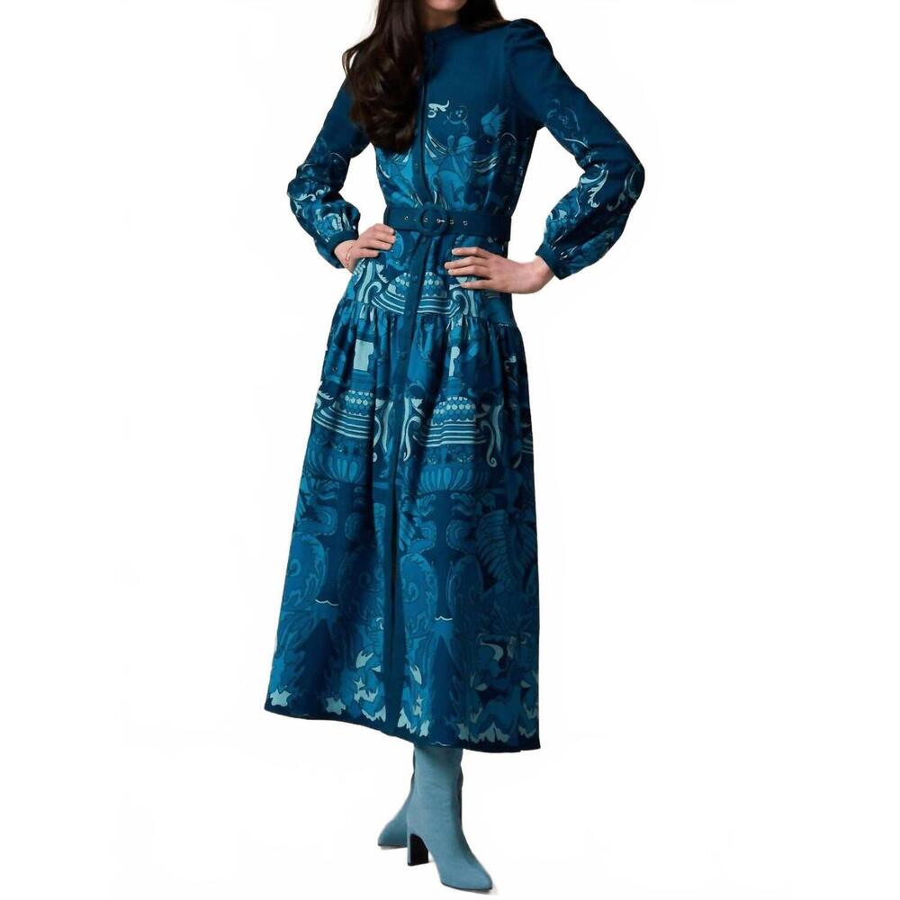 NEW PAOLITA melissa midi dress in salamanca